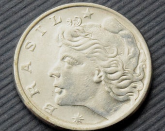 1978 Brazil 10 Centavos Stainless Steel coin