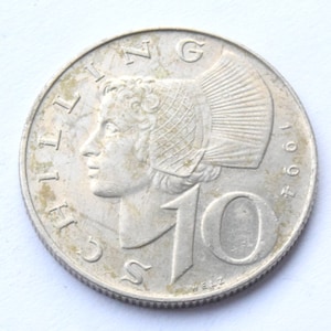 1994 Austria 10 Schilling high grade coin