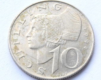 1994 Austria 10 Schilling high grade coin