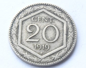 1919 Kingdom of Italy 20 cents Coin