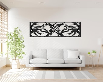 Wolf Eyes Laser Cut File - Digital Download.