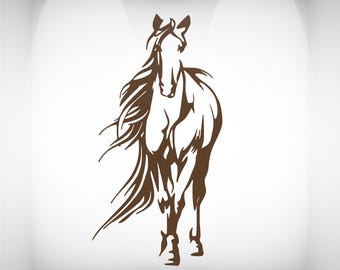 HORSE Wall Panel DXF SVG