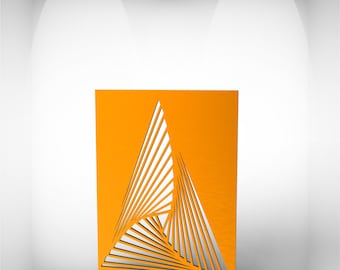 Geometric Triangle Wall Art - Laser Cut Panel Files (Digital Download)
