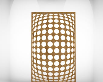 Optical Illusion Wall Panel SVG | 3D Geometric CNC Pattern (Laser Cut File)
