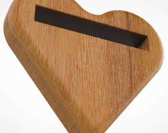 Arquivo STL do suporte para celular em formato de coração: Impressão 3D e corte CNC (Download digital)