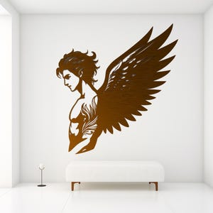 Angel Wings Wall Art - Svg Dxf Eps Png - Laser Files for CNC.