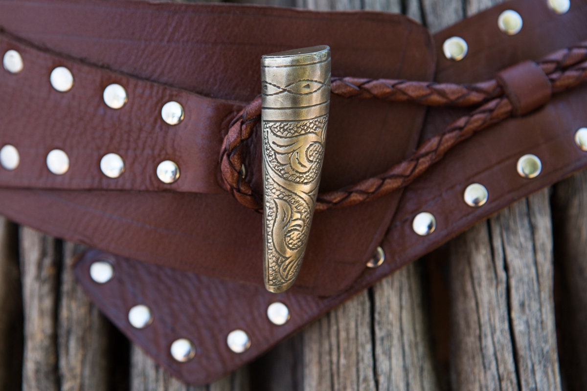 Western Leather Hip Belt