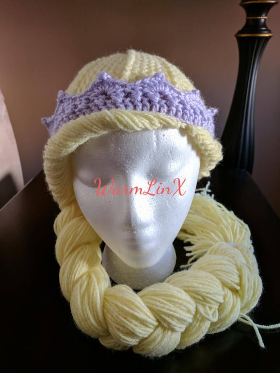 Crochet Pattern Princess Hair Wig with 