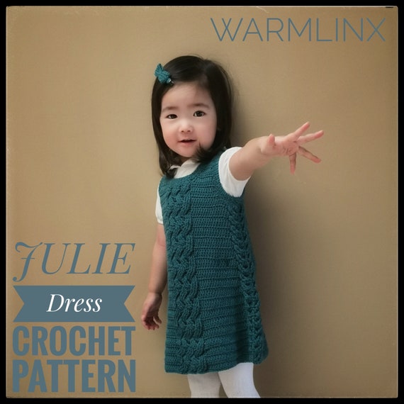 Crochet Pattern - Julie Dress (size From Toddler 1/2 to Adult XL) - Etsy