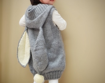 Top/Dress Pattern - Elise Hooded Vest (12/18m to XL)