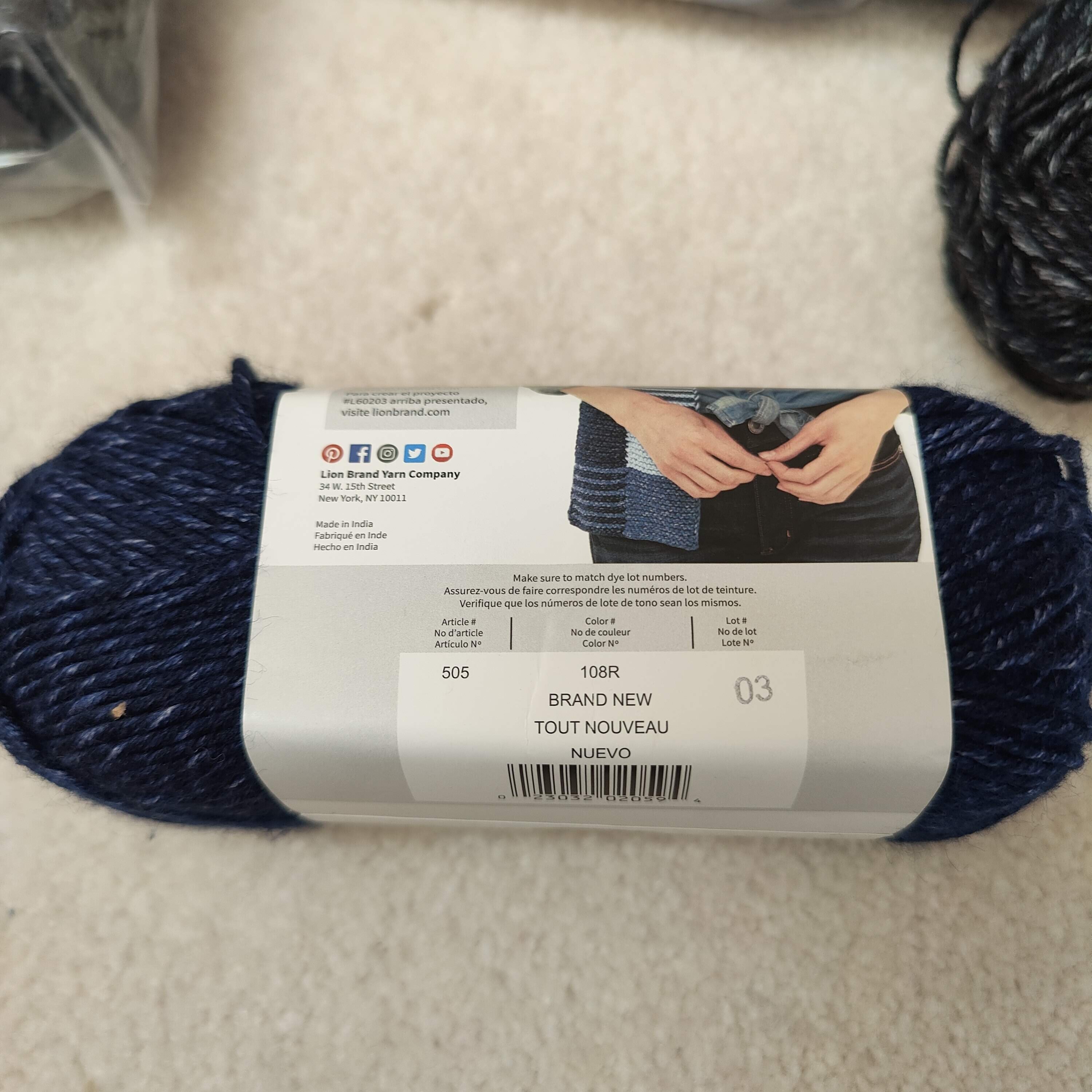 Yarn Destash Clearance Yarn Yarn Sale Lion Brand Jeans 1 Etsy