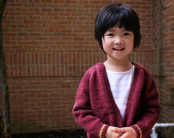 Top/Cardigan Pattern - Oakley Cardigan (12/18m to Adult 2XL)