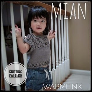 Knitting Pattern - Mian Cold Shoulder Top