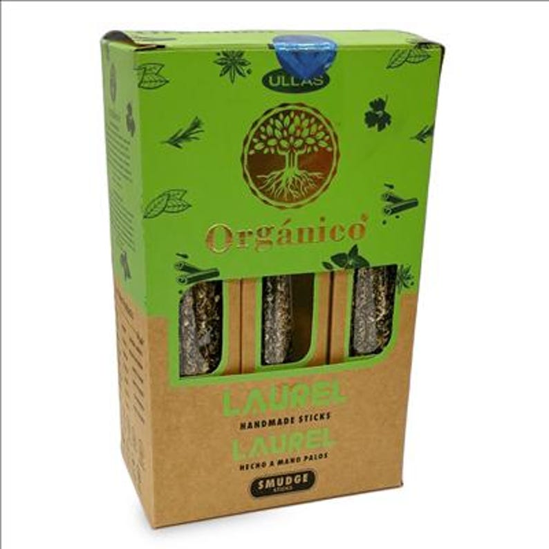 Organico Handmade Incense Sticks 25g Single Box (8 Sticks) Laurel