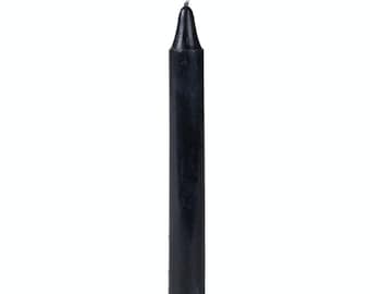 Black Household Taper Candle