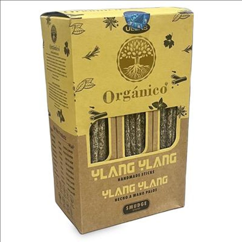 Organico Handmade Incense Sticks 25g Single Box (8 Sticks) Ylang Ylang