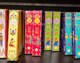 Indian Heritage High-Quality Incense Sticks 15g Assorted