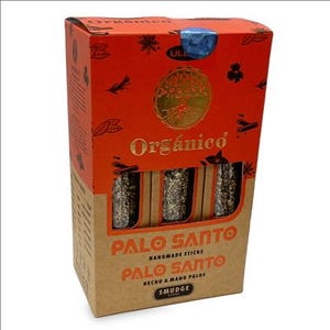 Organico Handmade Incense Sticks 25g Single Box (8 Sticks) Palo Santo
