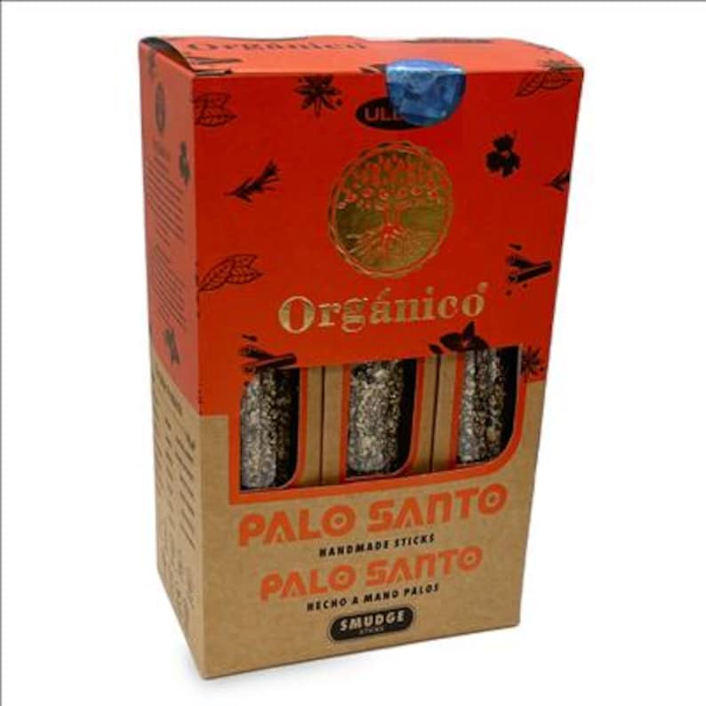 Organico Handmade Incense Sticks 25g Single Box (8 Sticks) Palo Santo
