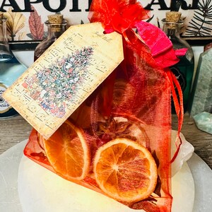 Yule Simmer Pot Spell Bag, Yule Christmas Simmer Pot, Yule Season Scent Simmer Pot, Simmer Pot Yule Season, Wiccan Simmer Pots, Magic Spells