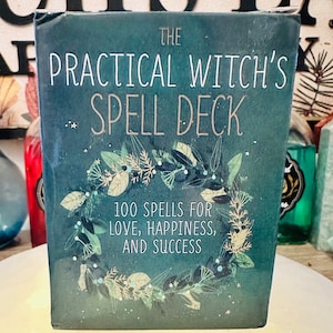 El mazo de hechizos de la bruja práctica, 100 hechizos. Hechizos de Amor, Hechizos de Felicidad, Hechizos de Éxito, Hechizos de Luna, Hechizos de Abundancia, Baraja de Hechizos de Bruja