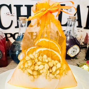 Orange Jasmine Bath Tea, Orange Jasmine Witchy Bath Teas, Orange Jasmine Bath Teas, Bath Tea, Bath Tea Bags, Witchy Bath Tea, Wicca Bath Tea