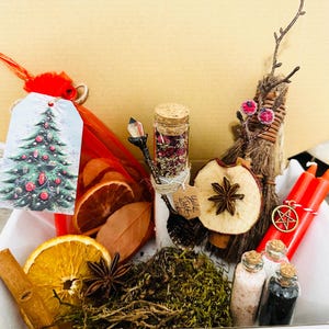 Yule Ritual Kit, Yule Ritual, Yule Season Ritual Kit, Yule Season, Wiccan Ritual Kit, Yule Ritual Kits, Yule Sabbat, Yule Ritual Box, Yule