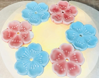 Incense Holder, Cherry Blossom Incense Holder, Cherry Blossom Incense Holders,Incense Holder, Pink Cherry Blossom, Blue Cherry Blossom
