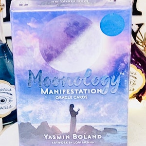 Oracle-kaarten, Moonology Manifestation-orakelkaarten, Moon-orakelkaarten, Manifestatie-orakelkaarten, Oracle-kaarten, heks, hekserij, magie