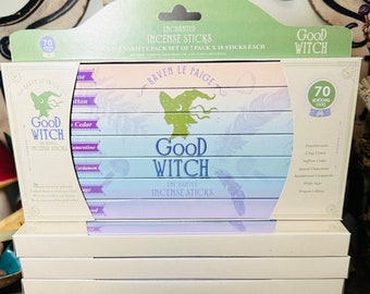 Good Witch Incense Sticks, Incense Sticks, Witchy Incense, Witch Magic Incense Pack, Enchanted Scents, 70 Count Incense Set, Good Witch