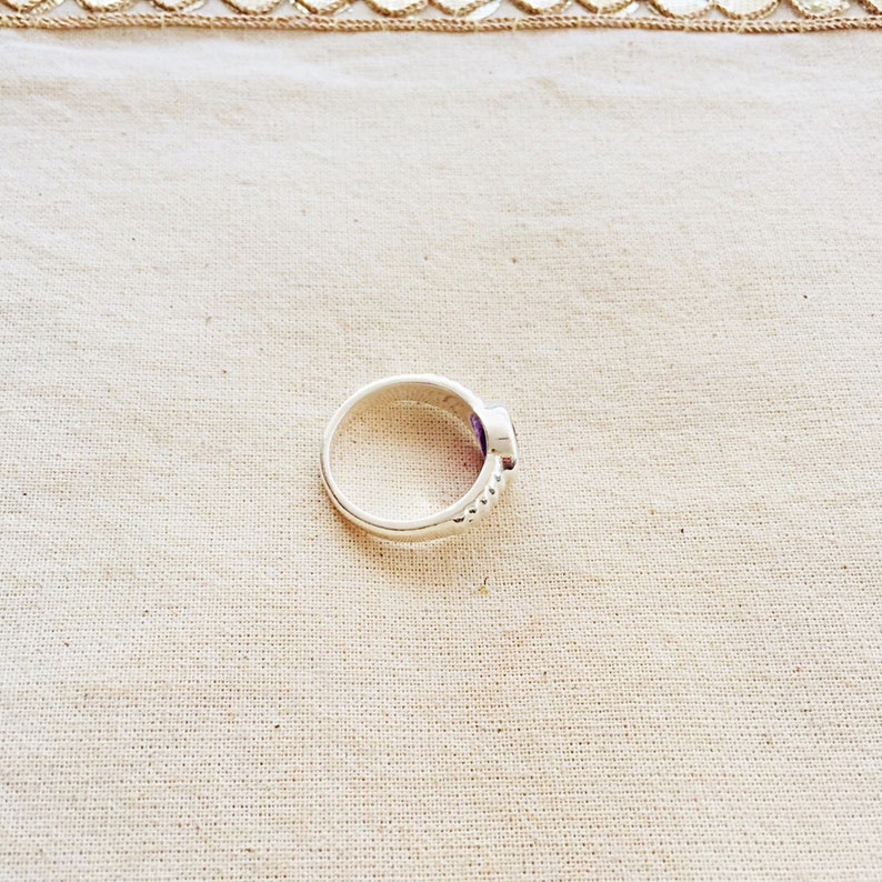 Amethyst Sterling Silver Ring