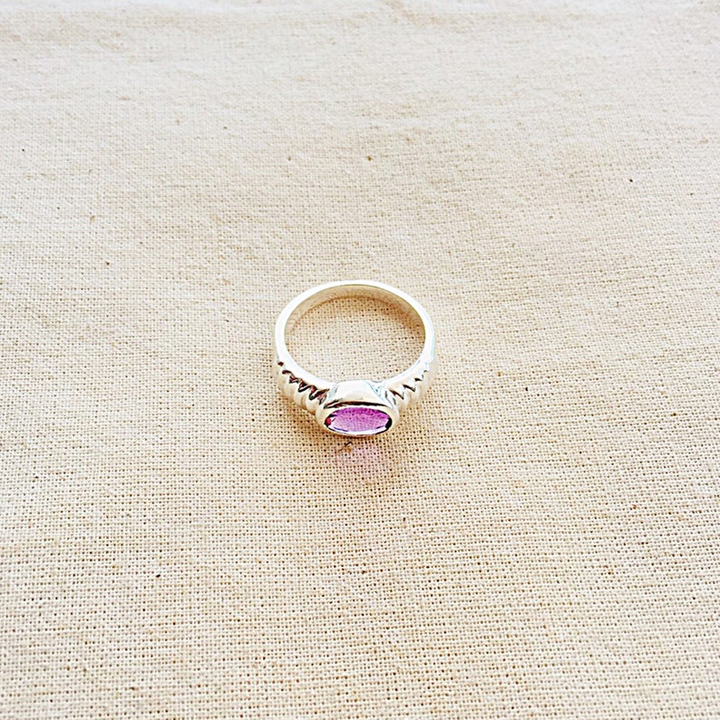Amethyst Sterling Silver Ring