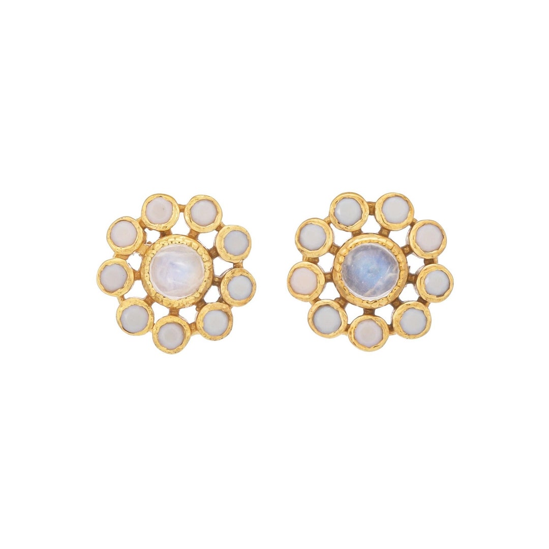 Moon Drop Gold Vermeil Earring