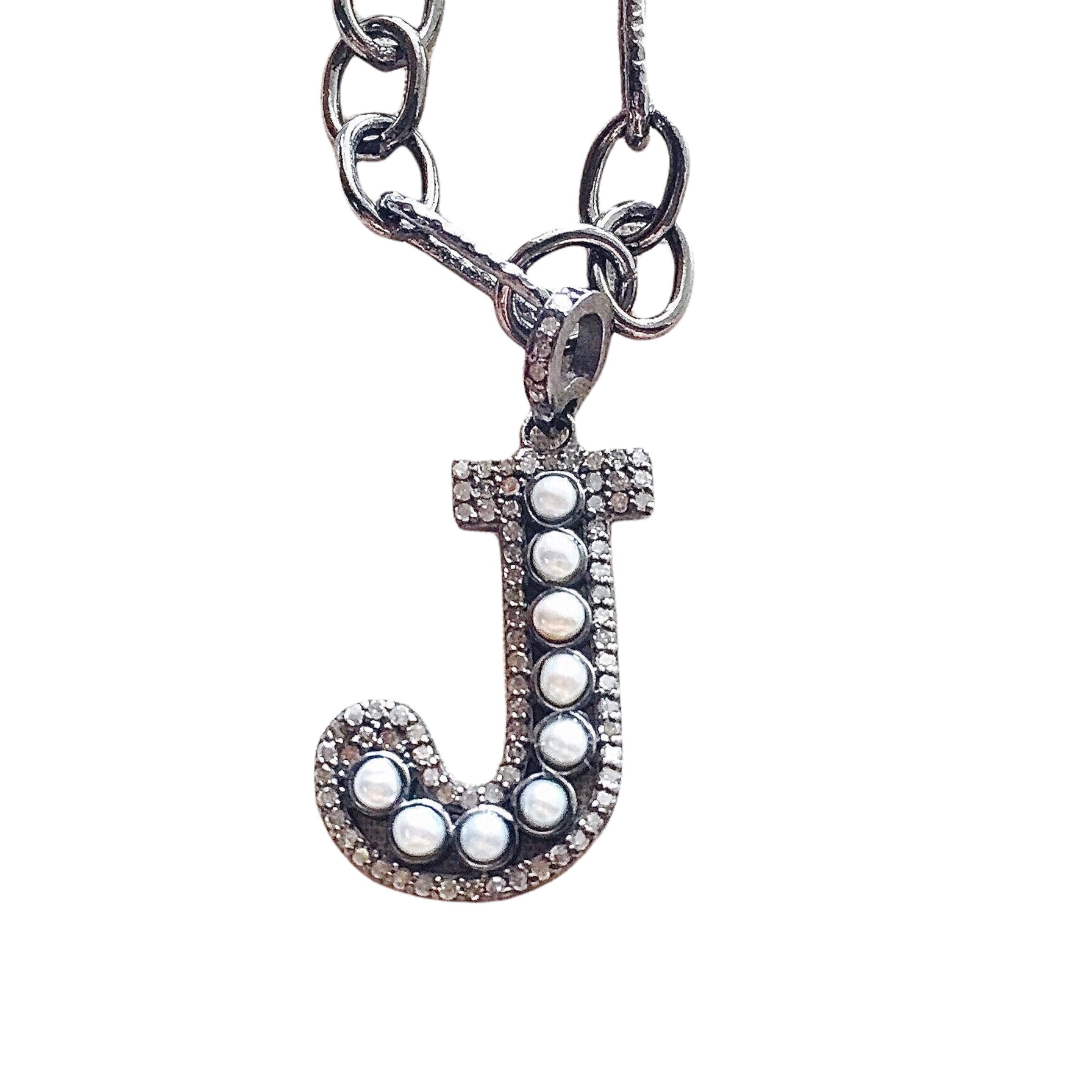 J name necklace deals