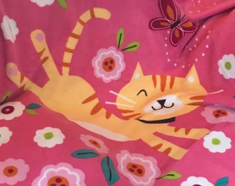 FREE SHIPPING Soft Kitty Reversible Kids Tie Blanket