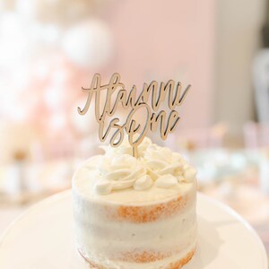 Personalize First Birthday Cake Topper | Custom Cake Topper | Smash Cake Topper | 1st Birthday | First Year | First Birthday Decorations