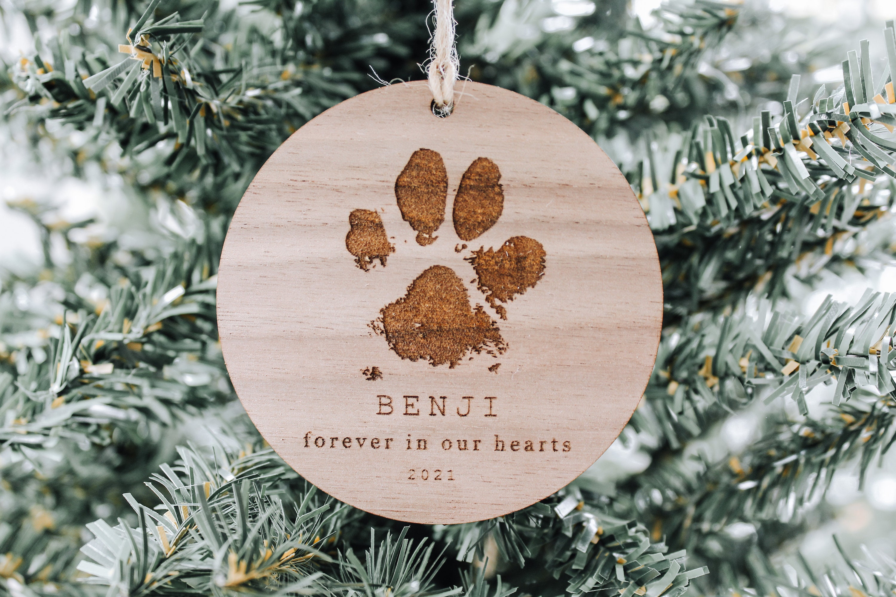 Personalized Pet Memorial Ornament | Bereavement Gift | Pet Loss ...