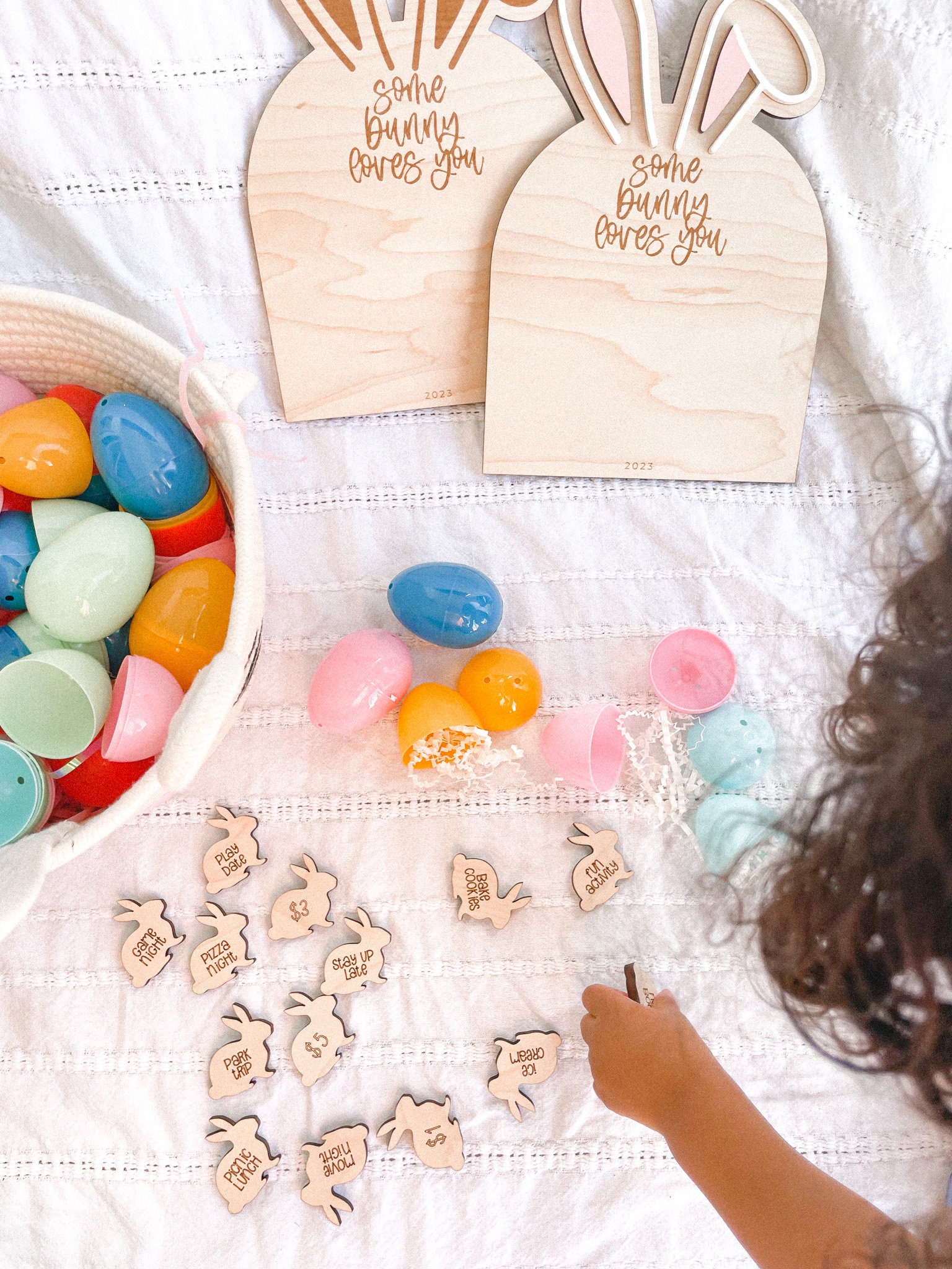 Easter Egg Hunt Tokens | Wood Easter Tokens | Set of 12 | Kid’s Easter Ideas | Easter Basket Filler | Easter Eggs | Unique Easter Ideas