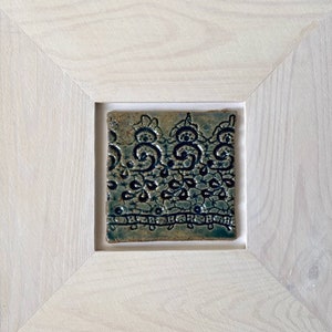 Porcelain tile -beautiful unique porcelain tile, framed, very decorative, handmade, modern art work, abstraction