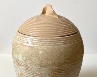 Cremation Urn - Adult size, large Unique Artistic Urn Handmade ceramic Art Keepsake, memorial pottery Classic Funeral Urn appr. 244 Cu. In.