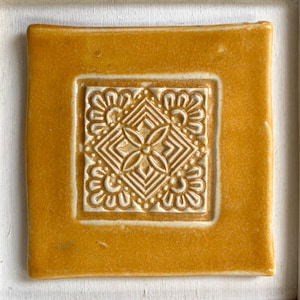 Porcelain tile -beautiful unique porcelain tile, framed, very decorative, handmade, modern art work, abstraction