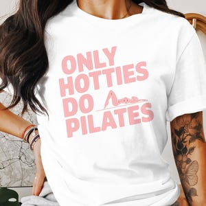 Only Hotties Do Pilates PNG, Pilates Clipart, Funny Pilates, Fitness Motivation, Pilates Png, Digital Download