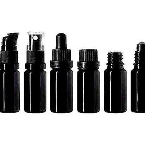 Ultraviolet Dropper Bottles | 5, 10, 15, 20, 30, 50, 60, 100, 200 milliliters | 8 different closures. UV protection, airtight & scent-proof.