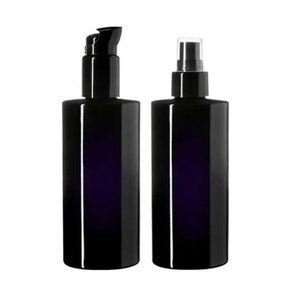 Ultraviolet Glass Cosmetic Bottles | 15, 30, 50, 100, 200 | Unique, elegant and luxurious  design any cosmetic or skincare brand stand out.