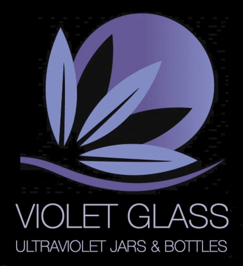 Violet Syrup Graphics Ultraviolet Glass Water & Syrup Bottles | 100, 250, 500, 1000 ...