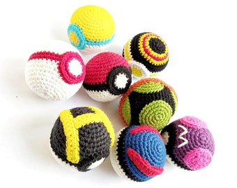 Catnip ball toy Catnip infused crochey balls Cat toy