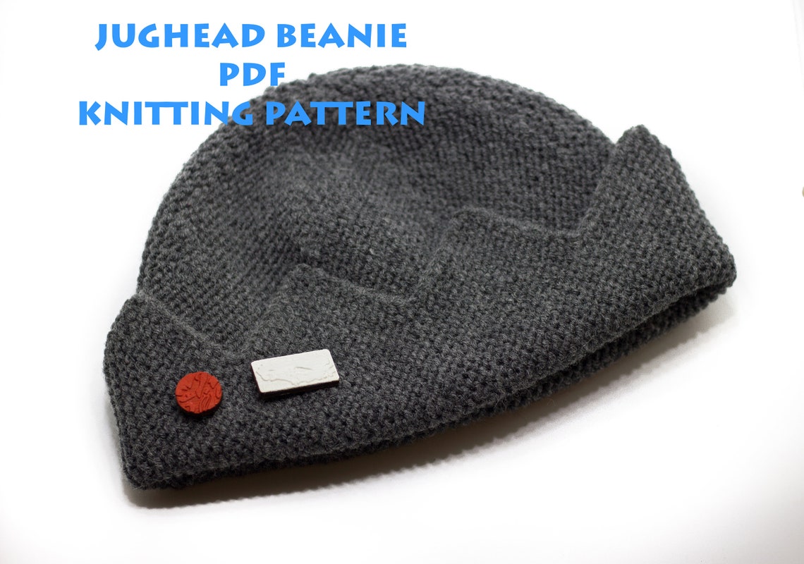 Jughead Beanie pattern PDF Knitting Pattern Jughead Jones Etsy