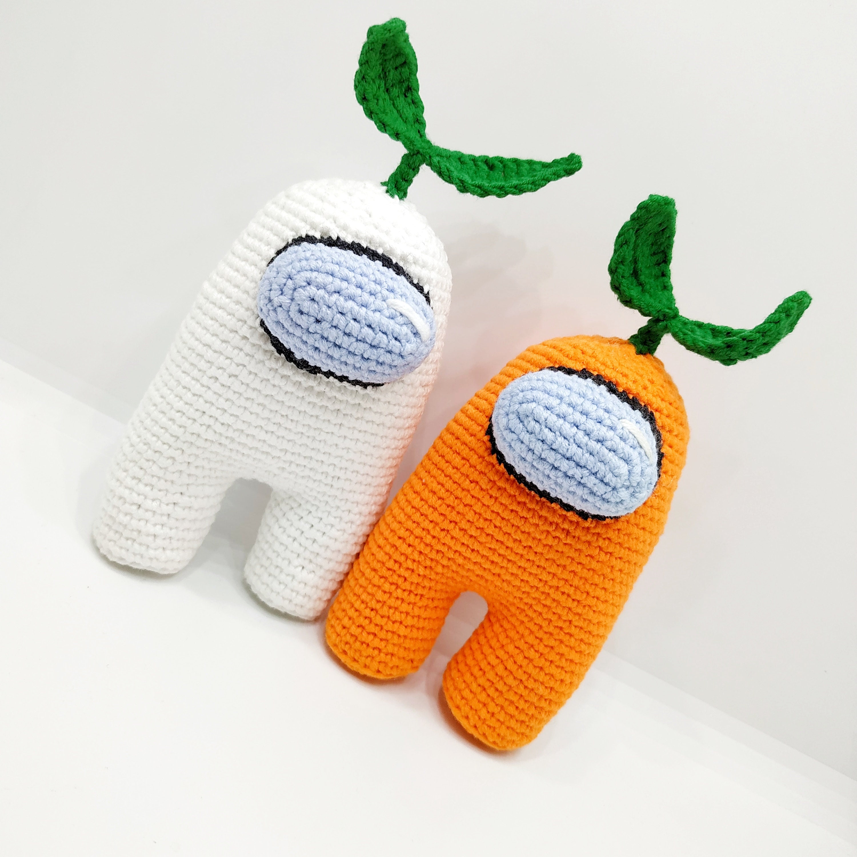 Crewmate Among us plush with hat Among us plushie orange and Etsy