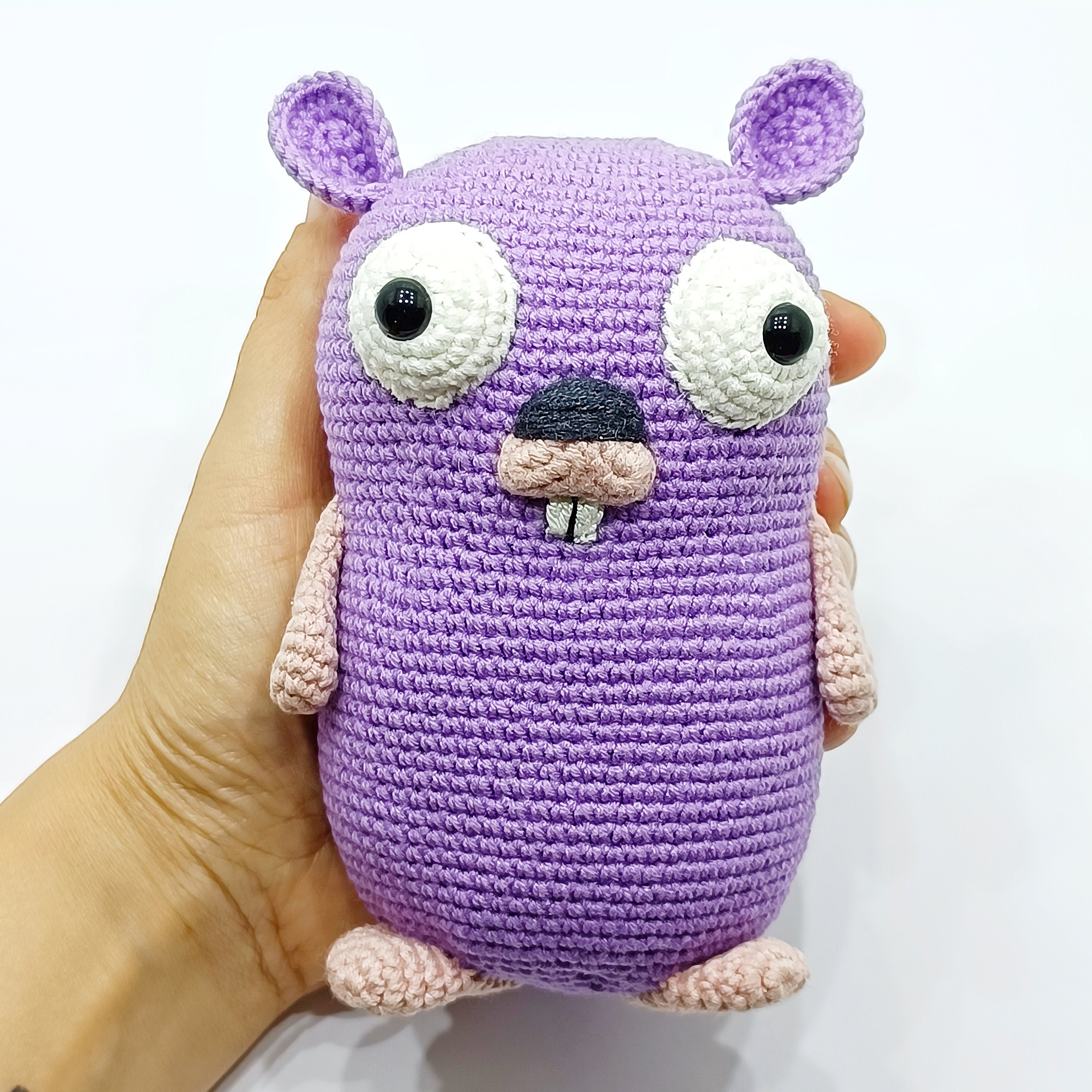 Golang Gopher Crochet Gopher Go Plush Toy Gopher Amigurumi Cute Coder ...