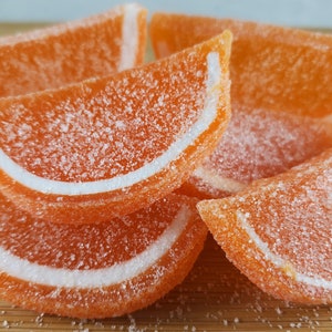 Orange Premium Fresh Jelly Fruit Slices 4 Ounces